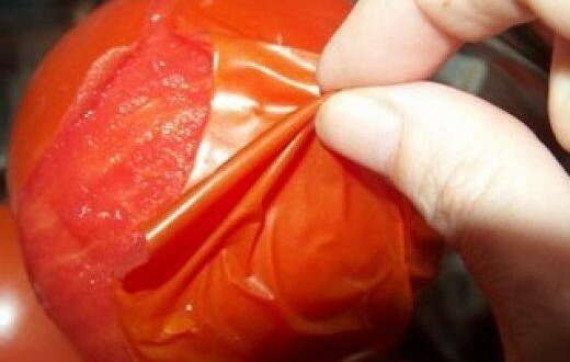 Как я легко и быстро очищаю кожуру томатов