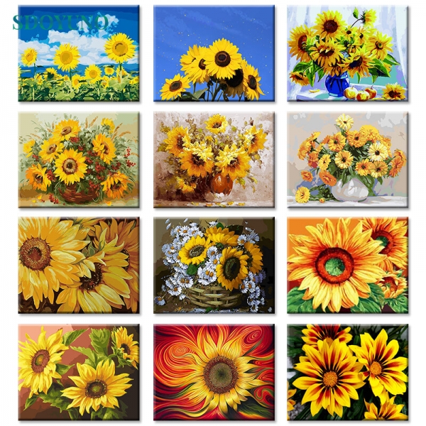 Картины по номерам: 8 лучших наборов с цветами
