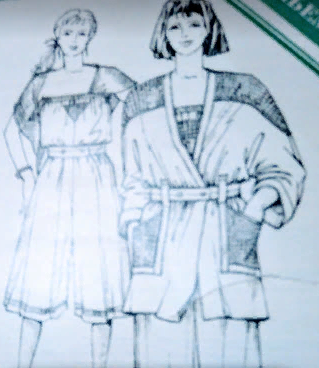 Привет из страны Советов (2) Летний костюм: сарафан-комби и жакет с сеточкой по моде 1985 года. Выкройка и описание